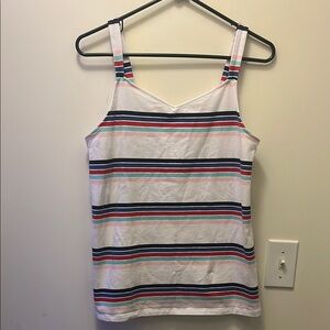 Torrid foxy wide strap Multicolor Striped tank Top size 0